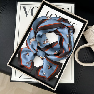100% Silk Skinny Scarf