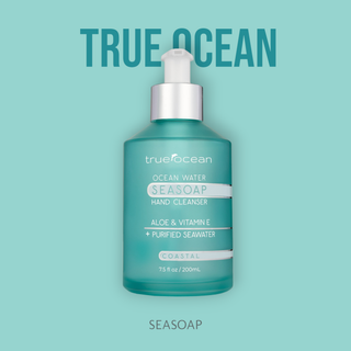 True Ocean Seasoap Hand Wash | Coastal Ocean Mineral Hand Soap 7.5 oz