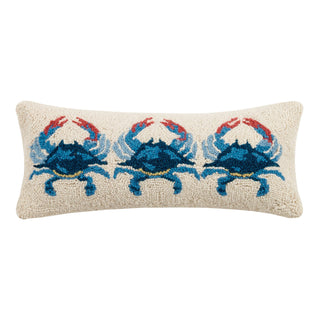 Default Title Peking Handicraft - Blue Crabs Hook Pillow