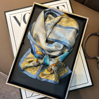 100% Silk Skinny Scarf