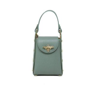 Genuine Italian Leather Butterfly Crossbody Bag | Made in Italy