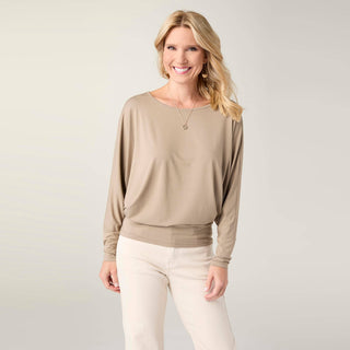 Coco + Carmen Soft Landing Dolman Sleeve Top
