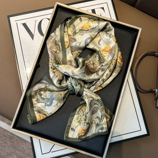 100% Silk Skinny Scarf