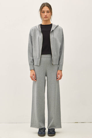 Be Cool - ULTRA COMFY RIBBED KNIT HOODIE JACKET