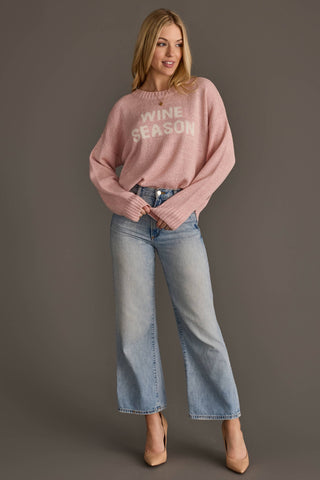 Panache Light Pink Wine Season Lightweight Sweater