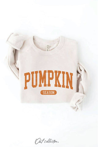 Oat Collective Pumpkin Season sweatshirt in heather dust