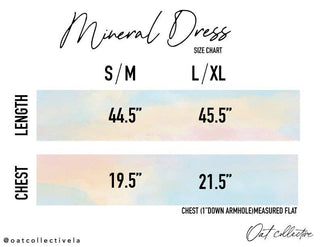 OAT COLLECTIVE - MEET ME AT THE BEACH Mineral Graphic Dress