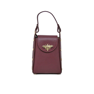 Genuine Italian Leather Butterfly Crossbody Bag | Made in Italy
