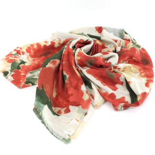 Autumn Garden Fall Print Scarf