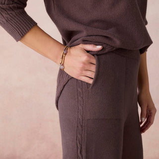 Coco + Carmen Heavenly-Luxe Cable Knit Pants