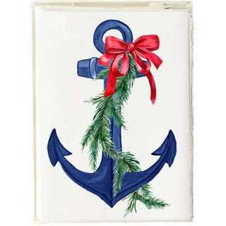 Default Title B McVan Designs - Christmas - Blue & White- Anchor Boxed Note Cards