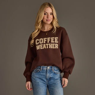 Panache Dark Brown Coffee Weather Sweatshirt