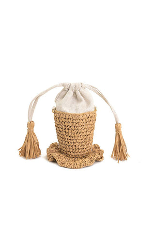 America & Beyond - Ocean Whimsy Raffia Fish Bag