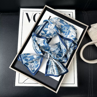 100% Silk Skinny Scarf