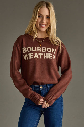 Bourbon Weather Brown Sweater | Panache