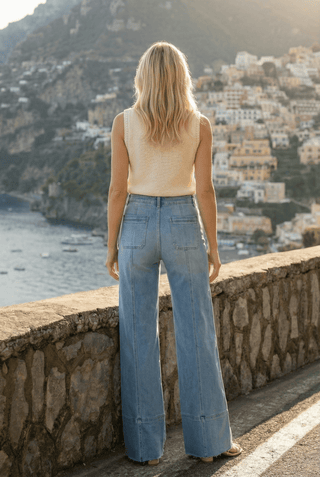 Artemis Vintage Eco-Friendly Palazzo Jeans