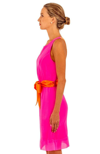 Gretchen Scott Racerback Dress – Effortless Elegance with a Flattering Fit