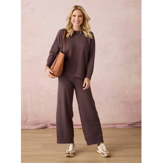Coco + Carmen Heavenly-Luxe Cable Knit Pants