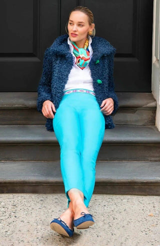 Gretchen Scott LLC - Cotton / Spandex GripeLess Pants - Solid