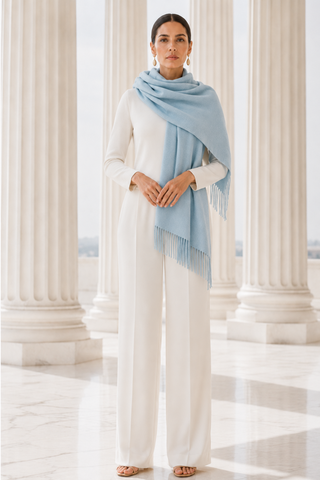 Designer House Fringe Shawl Stole
