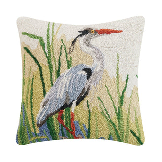 Peking Handicraft - Great Blue Herons Hook Pillow - Sally Eckman Roberts