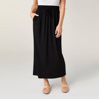 Coco + Carmen Soft Landing Tie Front Maxi Skirt