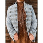Junk Gypsy light denim military jacket