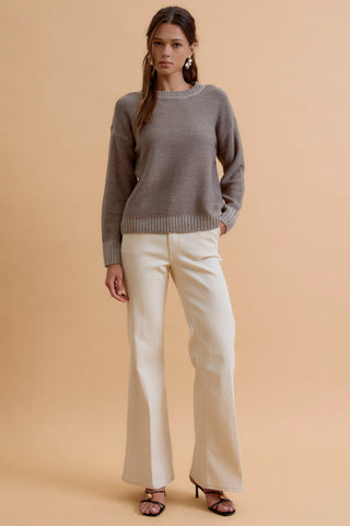 Be Cool - MINERALWASHED SLUB SWEATER