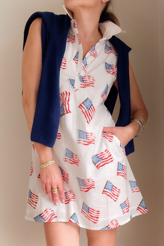 Pink Pineapple Sconset Dress – 100% Cotton Beach &amp; Resort Dress