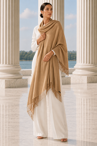 Designer House Fringe Shawl Stole