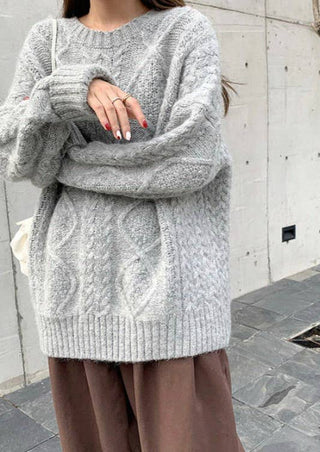 Pink Pineapple - Heavy Super Soft Oversized Classic Fisherman Sweater