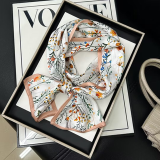 100% Silk Skinny Scarf