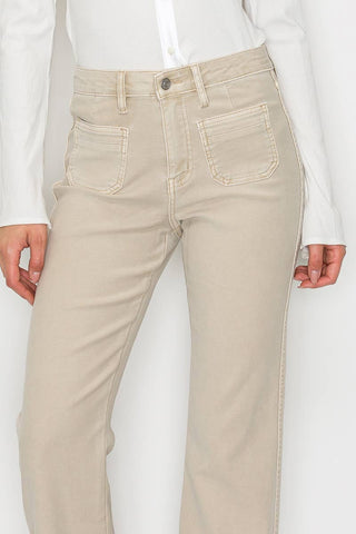 Artemis Vintage Garment-Dyed Bootcut Jeans