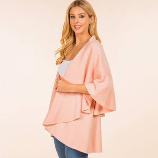 Designer House Open Front Waterfall Cardigan Cape