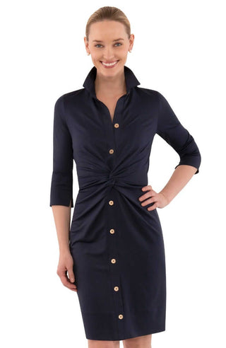 Gretchen Scott LLC - Twist & Shout Dress - Solid