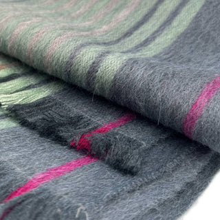 Shupaca Alpaca-Blend Striped Scarf – Wild Wasabi