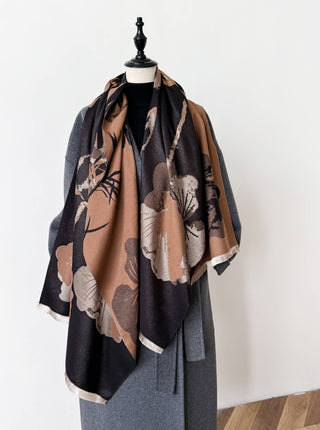 Winding River - Black / Tan Dragonfly Reversible Wrap