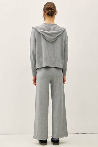 Be Cool - ULTRA COMFY RIBBED KNIT HOODIE JACKET