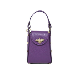 Genuine Italian Leather Butterfly Crossbody Bag | Made in Italy