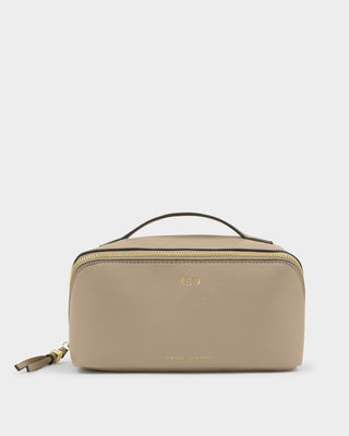 Katie Loxton Soho Medium Makeup Wash Bag Light Taupe
