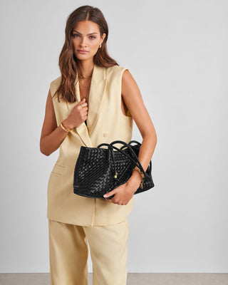 Katie Loxton Nova Small Shoulder Tote Bag  Black