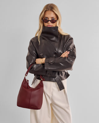 Katie Loxton Hallie Satchel Bag Cherry